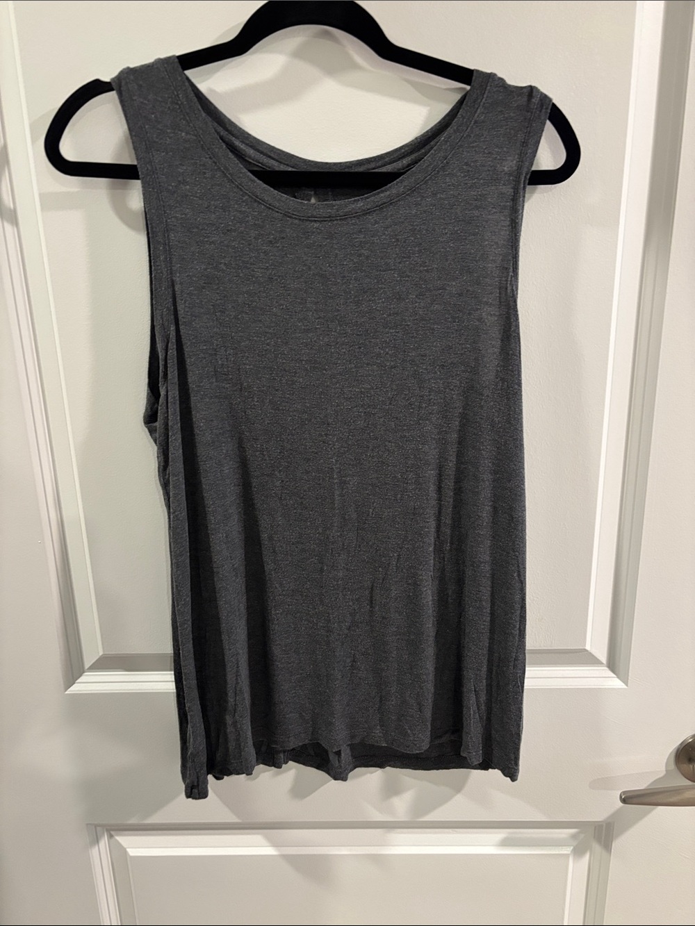 Women’s Charcoal Gray Sleeveless Tank Top